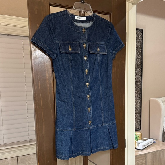 AMANDA UPRICHARD Denim Button-Down Dress NWOT - Picture 3 of 3